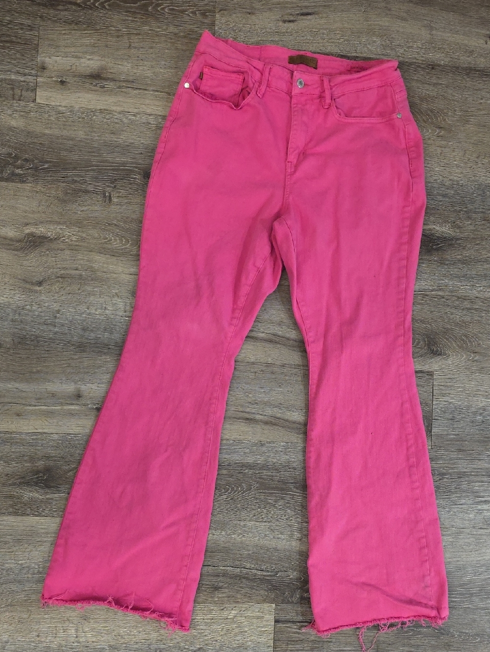 Pink Judy Blue Flare Jeans